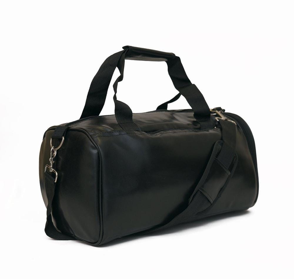 Zorro Synthetic Leather Duffel Bag, Black